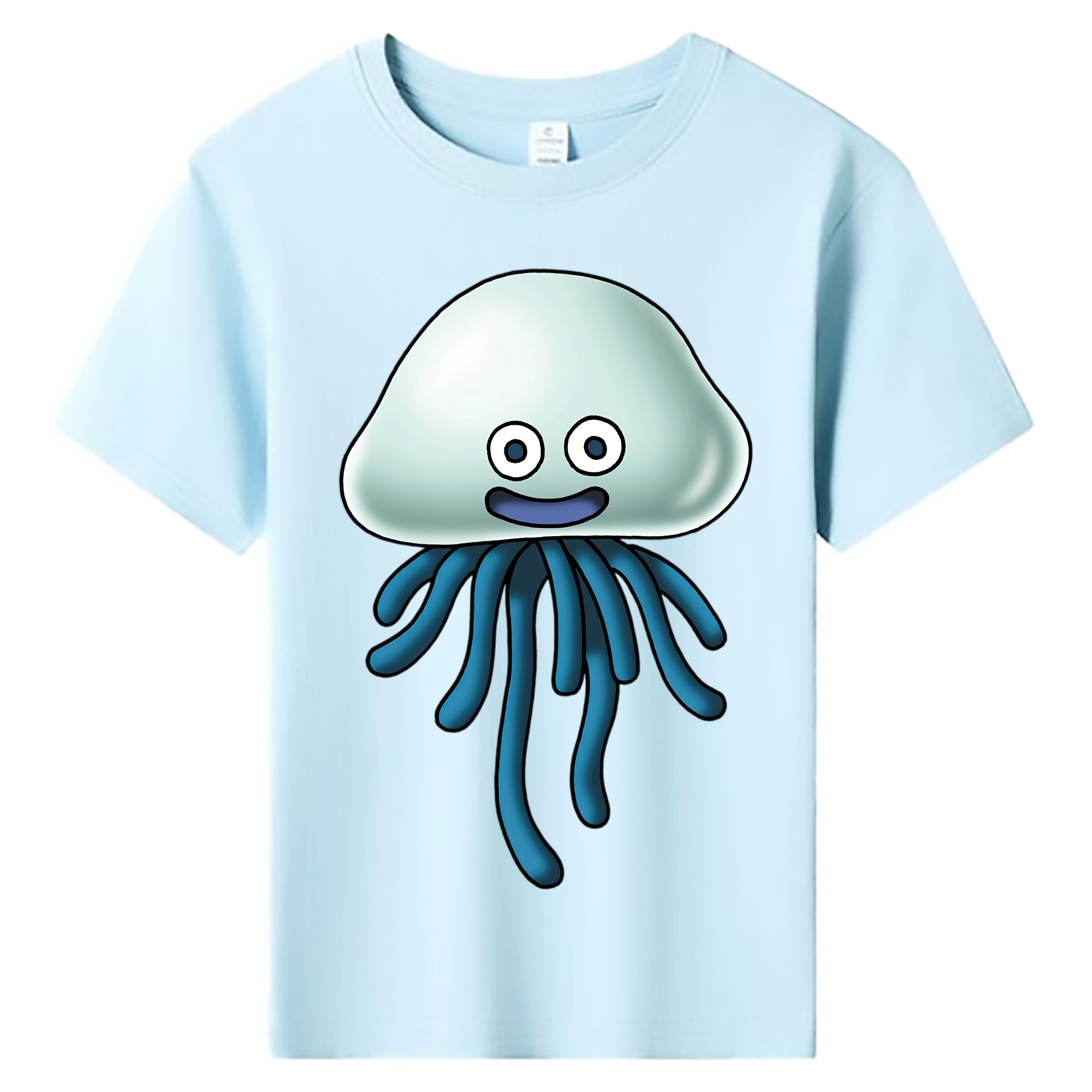 （画像用） ドラゴンクエスト Doragon Kuesuto Dragon Quest 綿100％キッズTシャツ（フロントプリント）